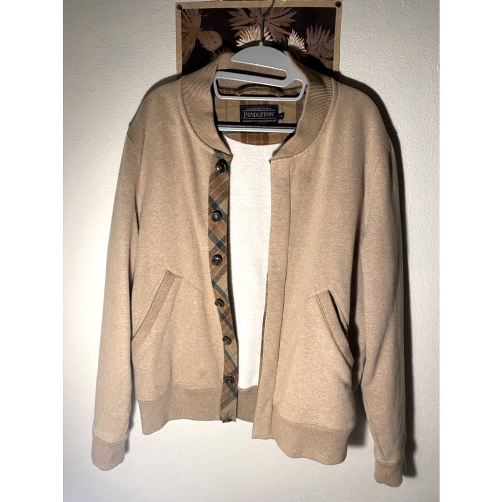 Pendleton Men’s Crewneck Sweater Jacket